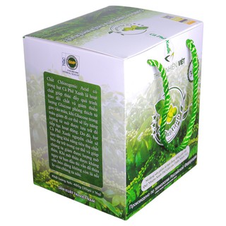 Cà Phê Xanh Giảm Cân Thiên Nhiên Việt Hộp 30 Gói Chính hãng