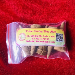 Hương Nụ Trầm Sen Sạch cao cấp dùng lư xông 5 viên - Hương Trầm Sạch Búp Sen