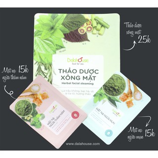 [DalaHouse] Combo mặt nạ ngừa mụn, giảm thâm nám, tàn nhang, thảo dược xông mặt từ thiên nhiên