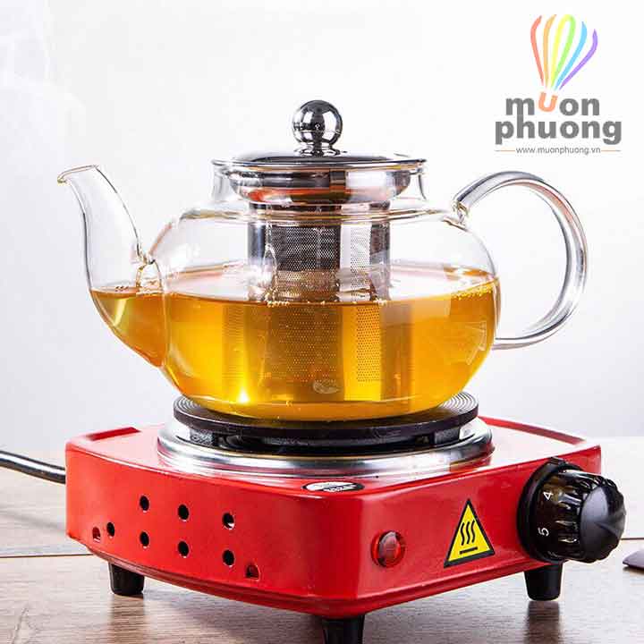 Bếp điện mini công suất 220V – 500W nhỏ gọn xinh xắn tiện dụng pha trà, pha cafe, pha mì không kén nồi -MUÔN PHƯƠNG SHOP