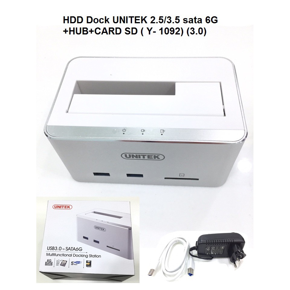 HDD Dock Unitek 2.5/3.5 Sata 6G
