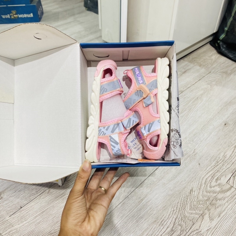 Dép sandal rọ cao cấp cho bé,hàng nội địa siêu nhẹ siêu bền có túi hộp