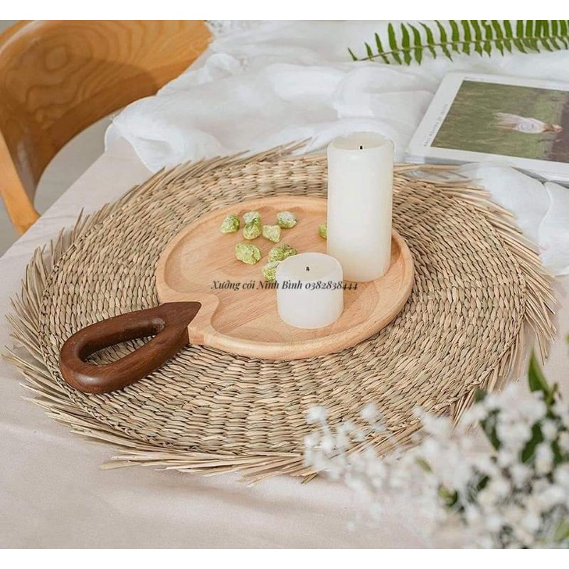 Tấm lót bàn ăn bằng cói/lót Ly/lót Đĩa
