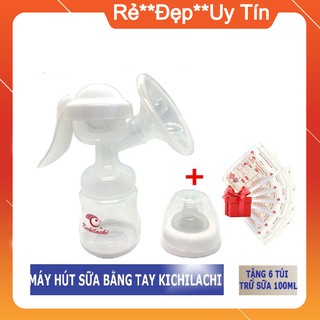 Máy hút sữa cầm tay kichilachi (Tặng 6 túi trữ sữa 100ml) Doli Shop