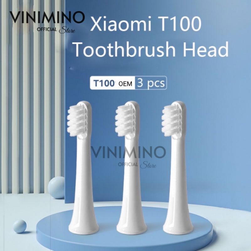 Set 3 đầu bàn chải điện thay thế cho Xiaomi T100 Mijia  | Vinimino