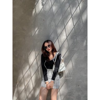 Chân váy dạ tweed