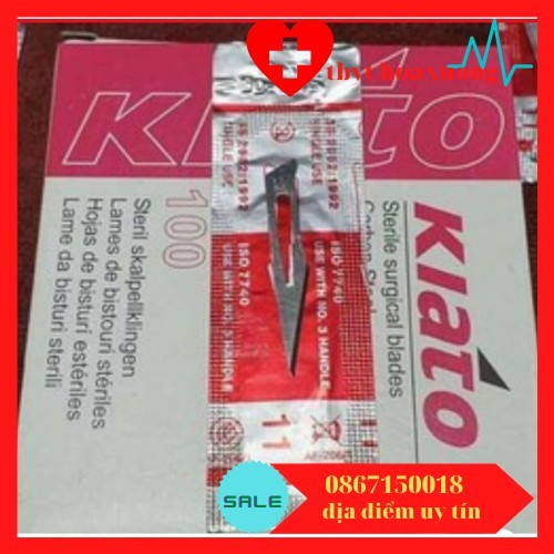 Lưỡi dao mổ kiato số 22 dùng cho cán dao số 4