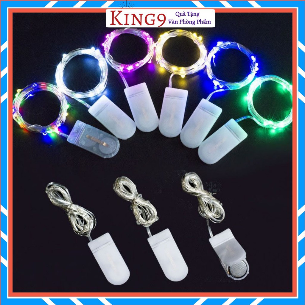 Đèn đom đóm trang trí hộp quà nhiều màu fairy light phụ kiện quà tặng KING9