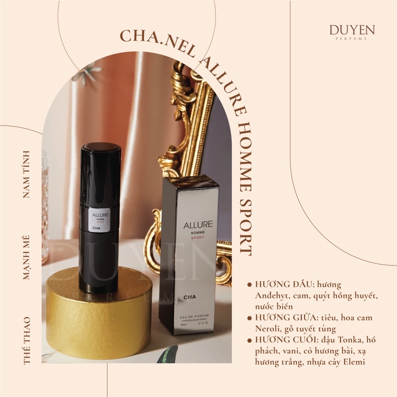 Nước Hoa mini 20ml CHANEL ALLURE (Nam)