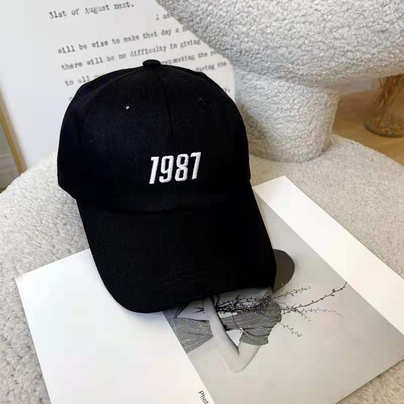 Mũ nón lưỡi trai thêu chữ 1987 nam nữ phong cách ulzzang Hàn Quốc - SMN05