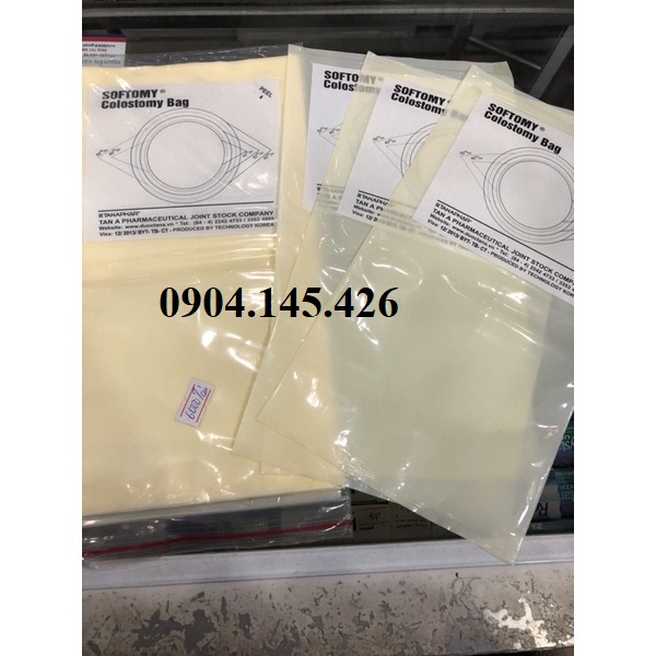 TÚI HẬU MÔN NHÂN TẠO SOFTOMY COLOSTOMY BAG 60mm