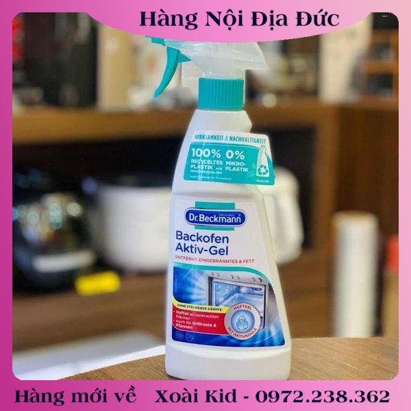 Dung dịch tẩy rửa vệ sinh lò vi sóng, lò nướng, nồi chiên không dầu Dr Beckmann -Nội địa Đức Bill