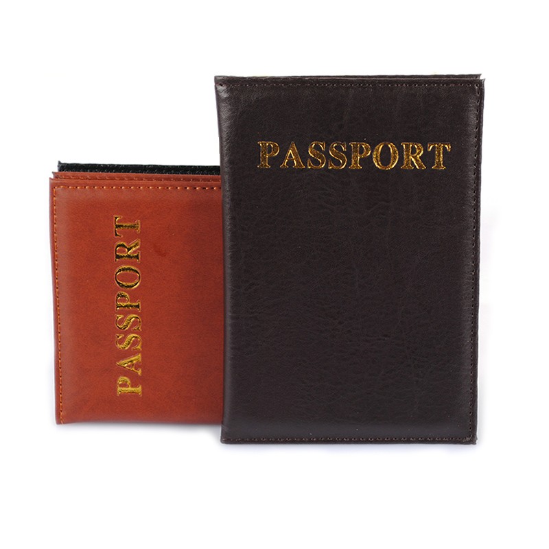 LOCIMOLE BAG 1pc the Cover of the Passport PU Leather Passport Holder Letter Pattern Protection Cover for Travel Passpor