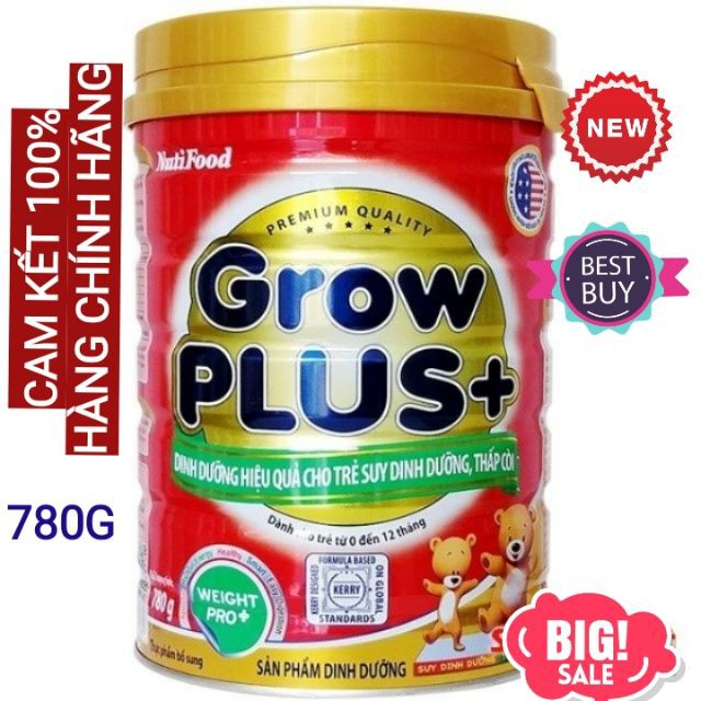 Sữa GrowPlus+ dinh dưỡng cho trẻ dưới 1 tuổi 780gr