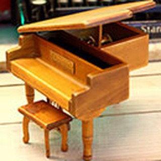 HỘP NHẠC GỖ ĐÀN PIANO LÊN DÂY CÓT - CỐT NHẠC TỐT