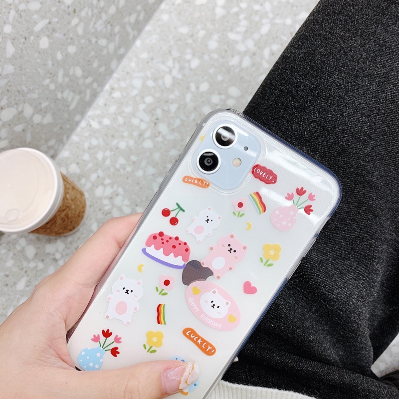 Ốp điện thoại hình dễ thương cho IPHONE 11 PRO MAX 6 6S PLUS 7 8 PLUS X XS MAX XR | BigBuy360 - bigbuy360.vn