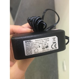 Nguồn 12V 1A DVE hàng chính hãng ( Adapter 12v 1A DVE )