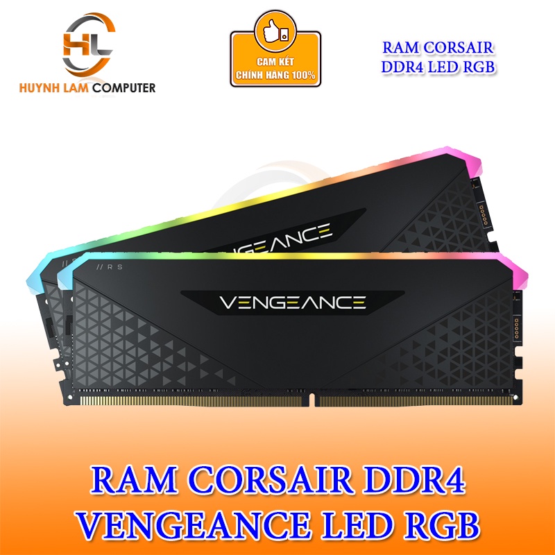 Ram 8Gb Corsair Vengeance LED RGB DDR4 3200MHz Tản Đen - Vĩnh Xuân phân phối