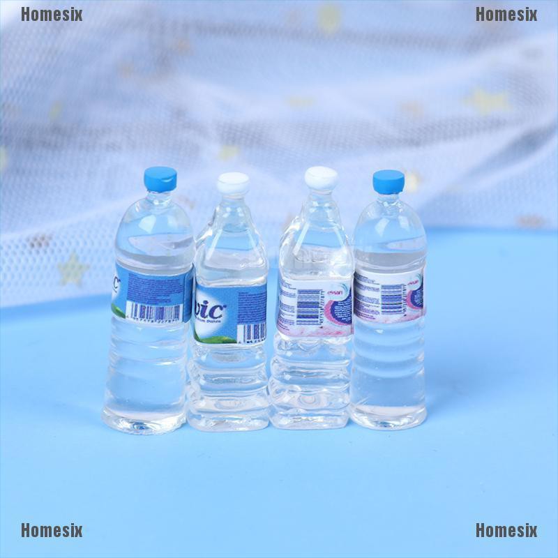 [HoMSI] 10pcs Mini Mineral Water Bottle 1:12 Dollhouse Miniature Accessory Drinking Toy SUU