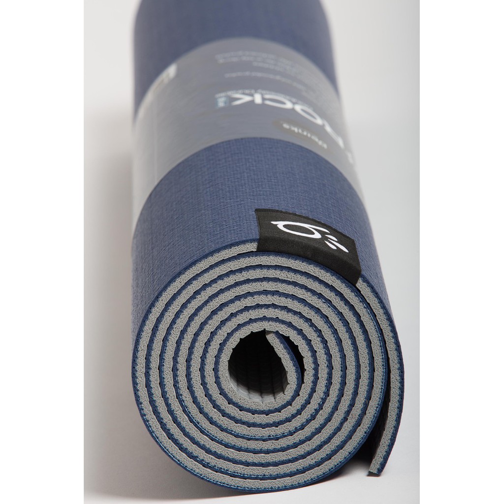 Thảm tập yoga PVC Beinks b-ROCK 6mm - Blue Grey