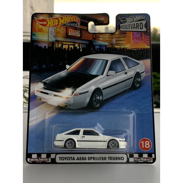 Hot Wheels Toyota AE86 Sprinter Trueno Boulevard