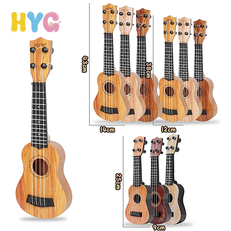 Đồ Chơi Đàn Ukulele HYG Toys Mini Bằng Gỗ Nhiều Màu Sắc