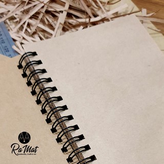 Album ảnh ruột kraft - size a5 - gáy sổ bên chiều rộng