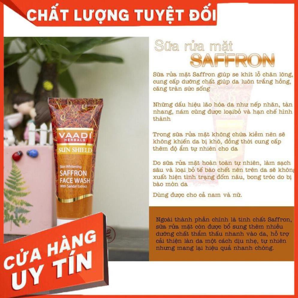 [FREESHIP_SIÊU_HOT]Sữa rửa mặt saffron Hoàn Tiền Nếu Fa.ke | BigBuy360 - bigbuy360.vn