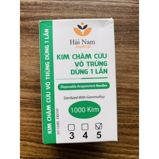 Kim châm cứu Hải Nam các số (Gói 100 chiếc)