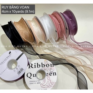 RUY BĂNG VOAN SÓNG 4cm x 10Yards
