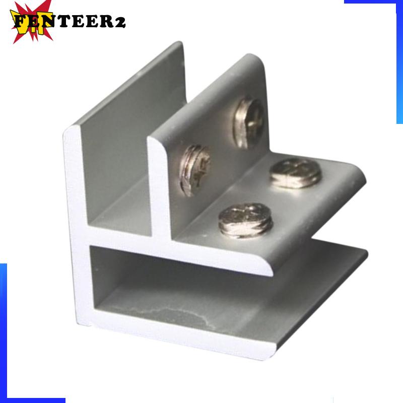 Kẹp Kính Alumimum 2 8mm-12mm Có Thể Điều Chỉnh Cho Tay Nắm Cửa #1