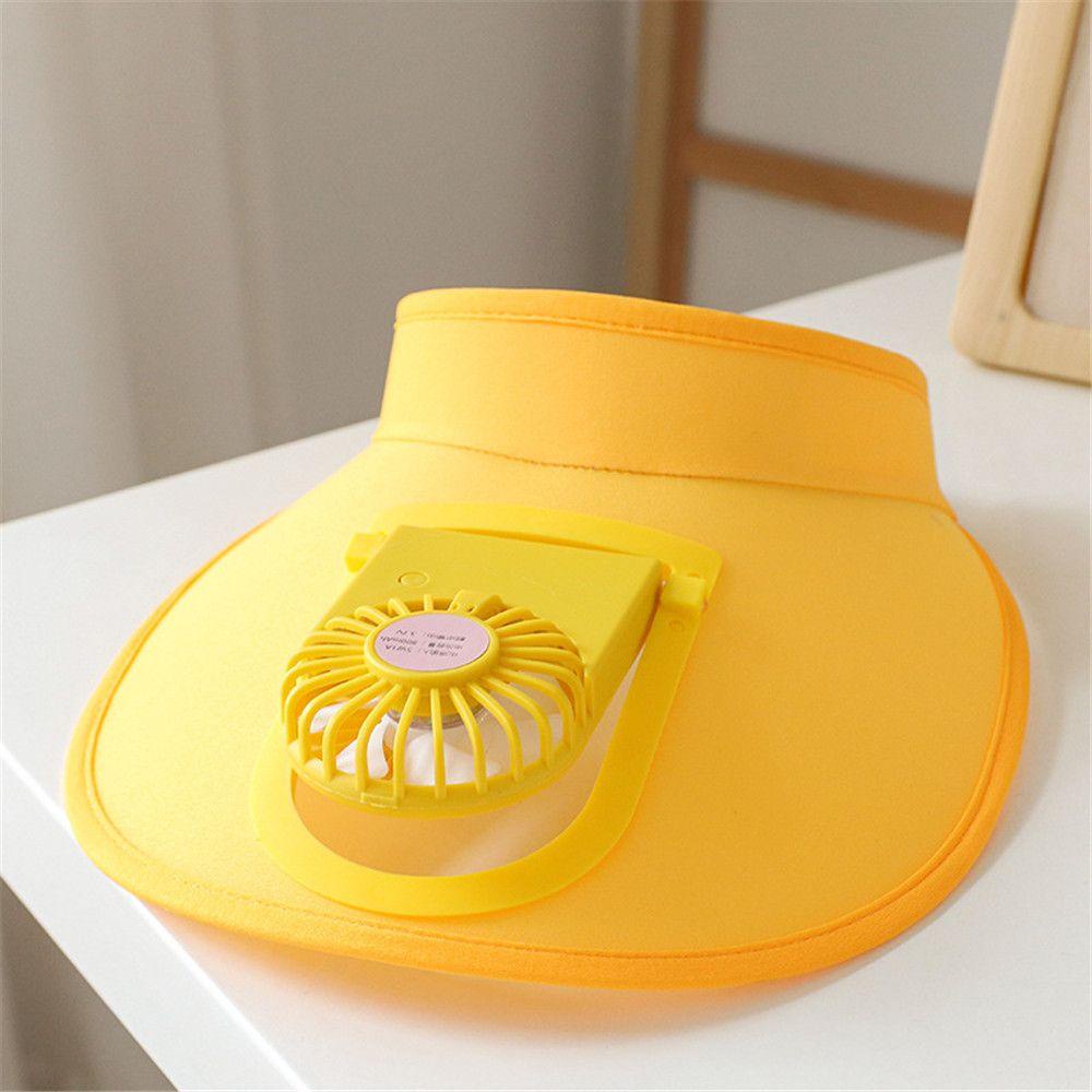 Mũ Chống Nắng Tích Hợp Quạt Làm Mát Sử Dụng Năng Lượng Mặt Trời Tiện Dụng