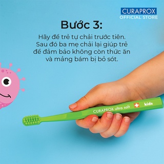 Combo chăm sóc răng trẻ em curaprox cs kids - ảnh sản phẩm 6