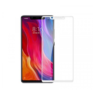 Cường lực màu Xiaomi Mi8 và Mi8 SE full màn hình màu trắng