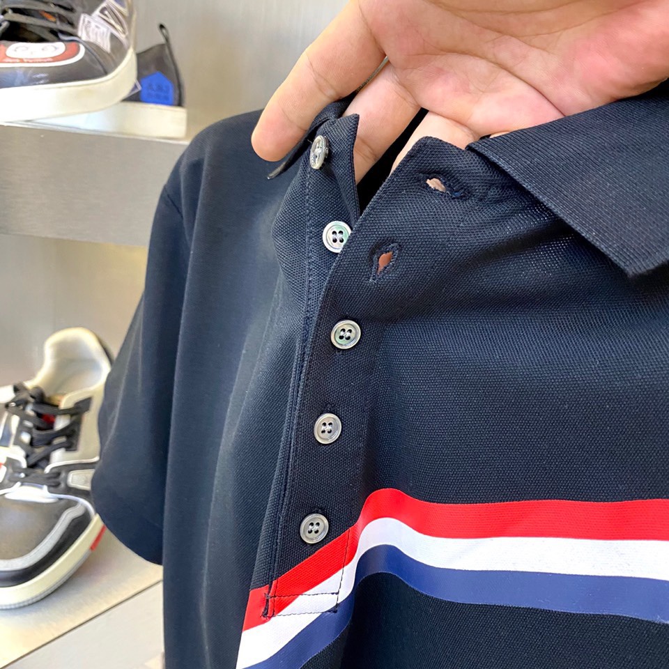 Áo thun polo cotton tay ngắn thời trang xuân hè cho nam