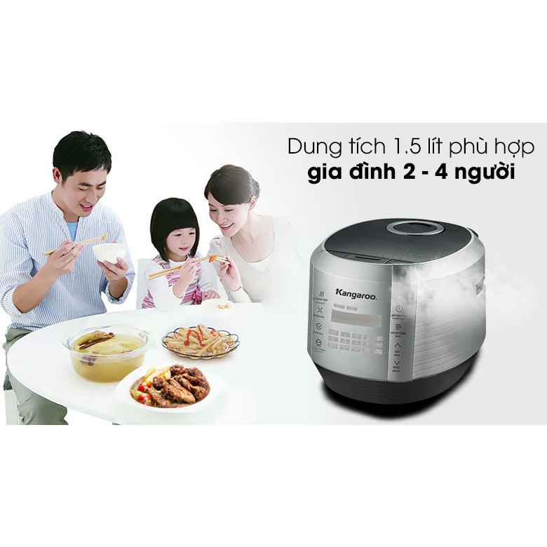 Nồi cơm điện tử Kangaroo 1.5 lít KG598