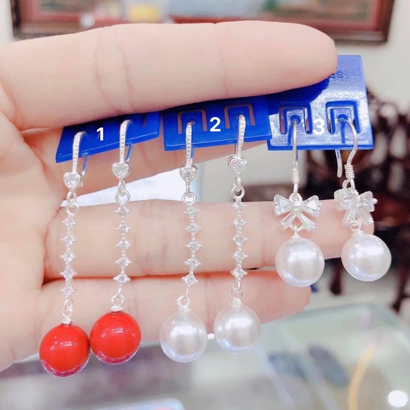 Bông tai bạc ta sale đồng giá kịch sàn - Vàng Bạc Khải Khải