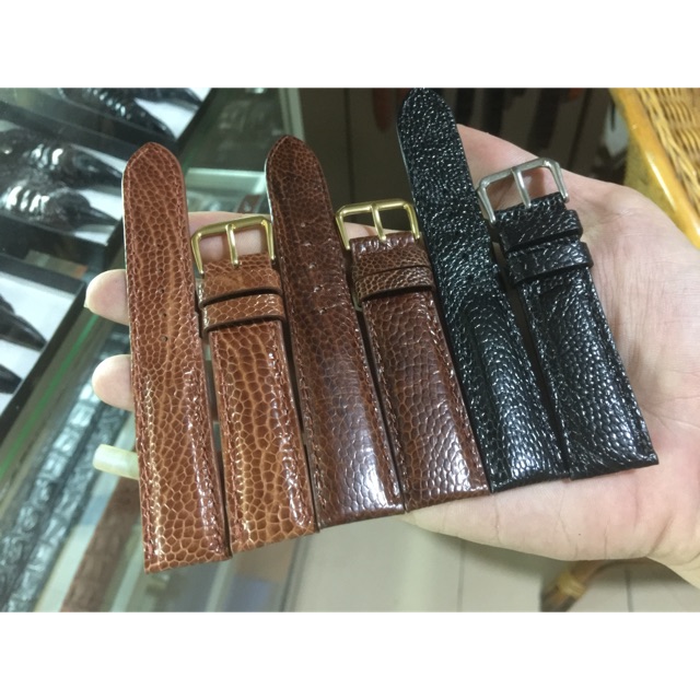 Dây da đồng hồ da đà điểu