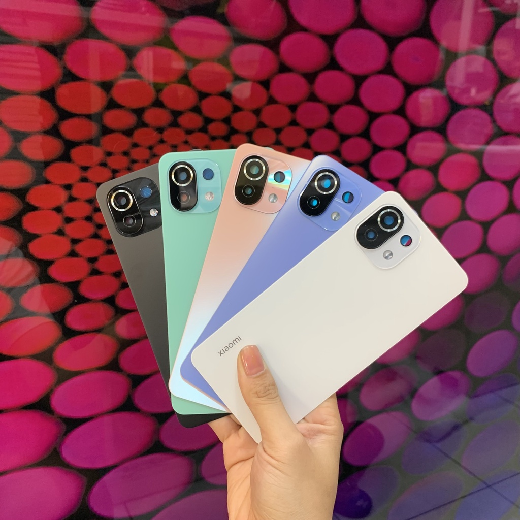 Nắp lưng Xiaomi 11 lite kèm kính camera
