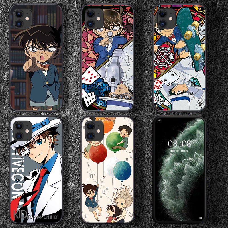 Ốp điện thoại TPU mềm mẫu 9TY thám tử conan cho iPhone 6 6S 7 8 Plus X XS XR 11 Pro Max