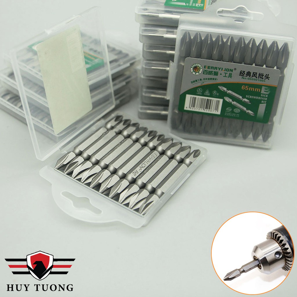 Mũi bắn vít 2 đầu 4 cạnh PH2 Berrylion cao cấp  - Huy Tưởng