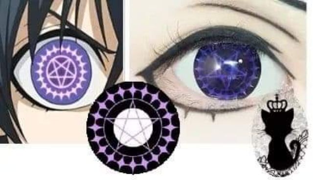 Lens Cosplay Ciel Phantomhive (A/M Hắc Quản Gia)