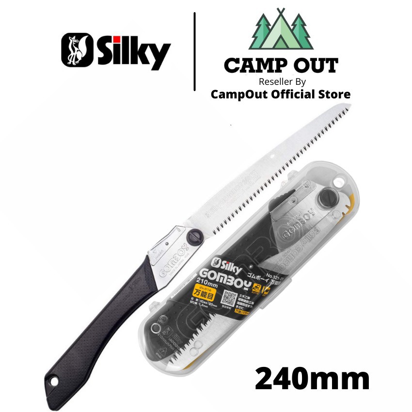 Phụ kiện dã ngoại Silky Gomboy cắm trại du lịch cưa gỗ cầm tay 240mm Campout A184