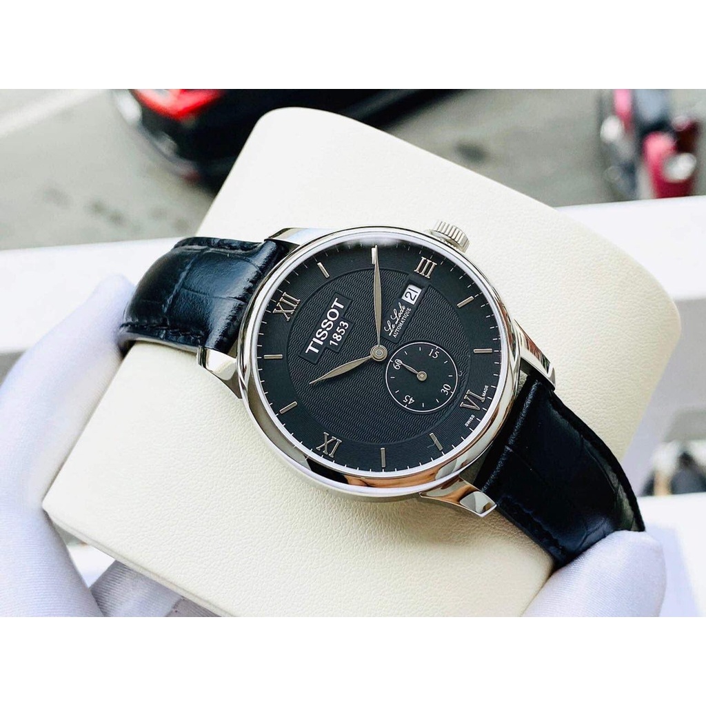 Đồng hồ nam Tissot LeLocle Black - T006.428.16.058.01  -Máy cơ tự động Thụy Sĩ -Kính sapphire