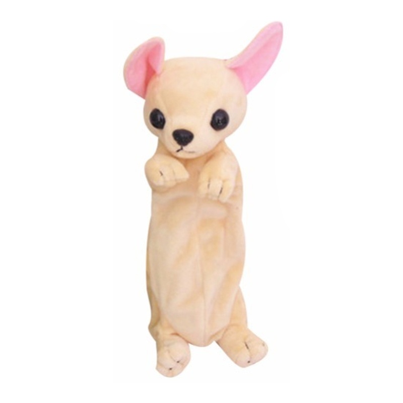 Túi Đựng Bút Bằng Lông Nhung Mềm Hình Cún Dễ Thương Có 5 Kiểu Mới Lạ