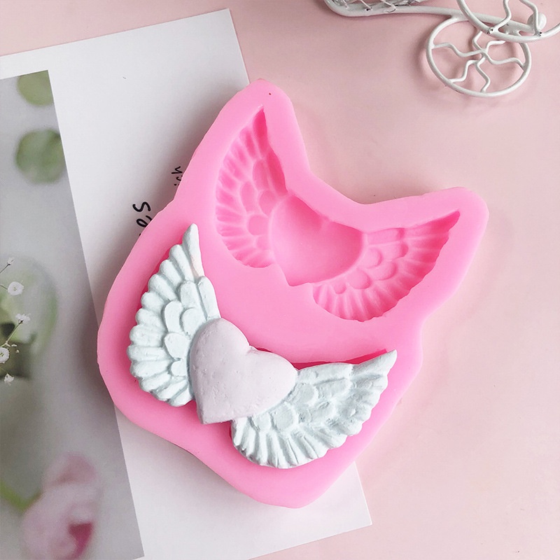 Khuôn Silicone Tạo Hình Trái Tim Trang Trí Bánh