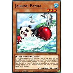 Thẻ bài Yugioh - TCG - Jabbing Panda / PHRA-EN082'