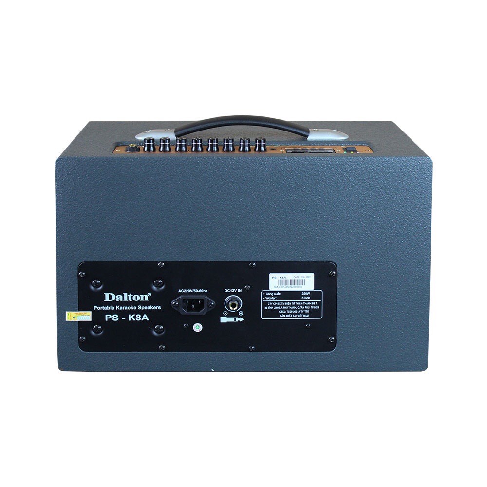 Loa Mini xách tay Dalton PS-K8A Luxury - Hàng Chính Hãng - Gia Khang Shop