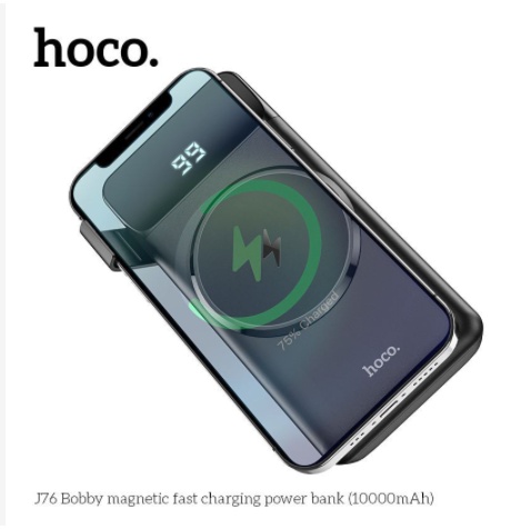 Pin Sạc Dự Phòng Không Dây, Sạc Nhanh Hoco J76 - 10.000mAh (QC3.0 và PD20W) - Bảo Hành 6 Tháng