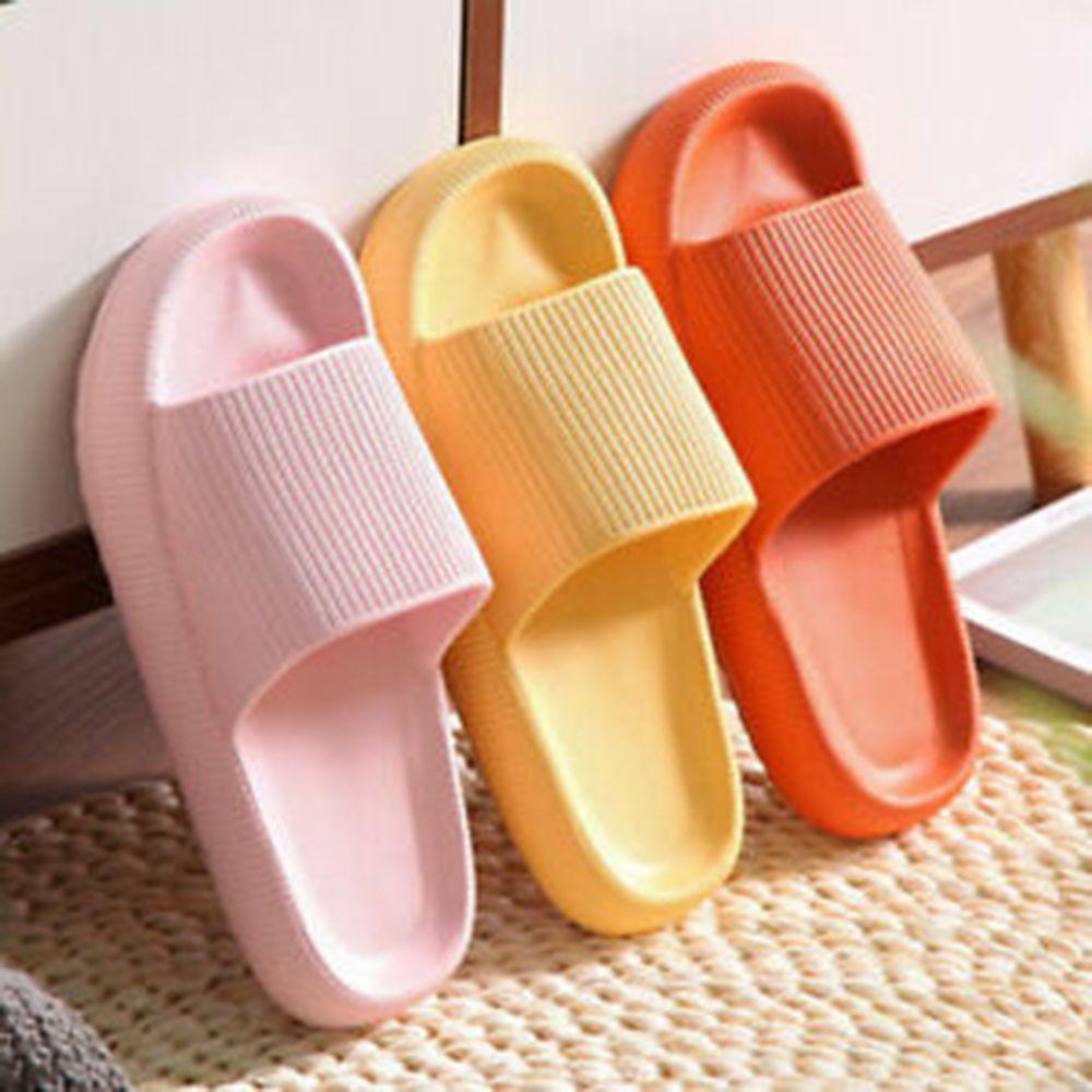 EUTUS Pillow Slides Sandals Comfortable Rubber EVA Anti-Slip Anti-slip Men Women Slippers
